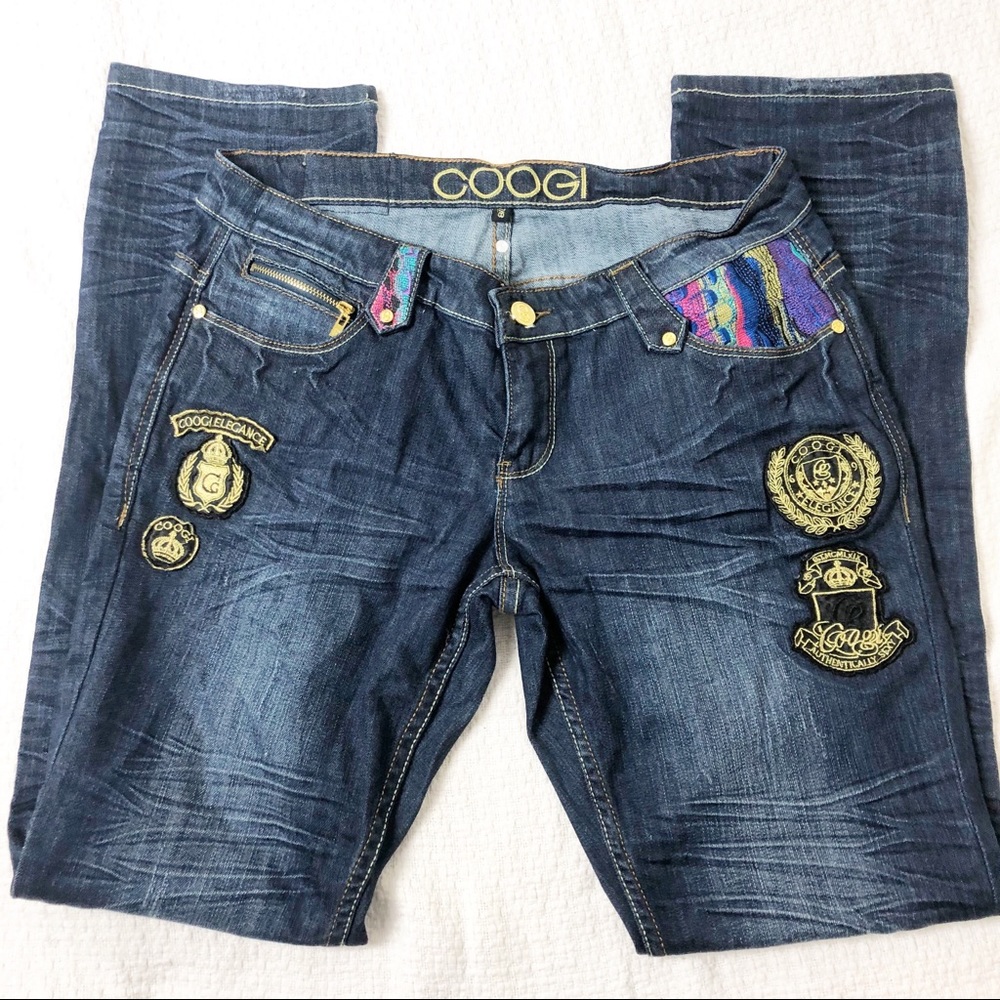 Coogi Vintage Women’s Colorful Embroidered Jeans